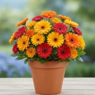 Gerbera Flower Plant জারবেরা ফুল গাছ - Image 4