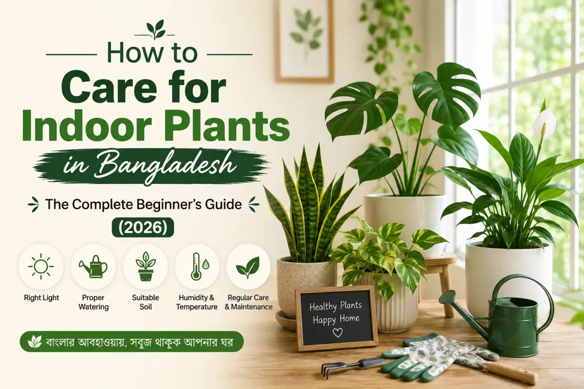 How to Care for Indoor Plants in Bangladesh: The Complete Beginner's Guide (2026)